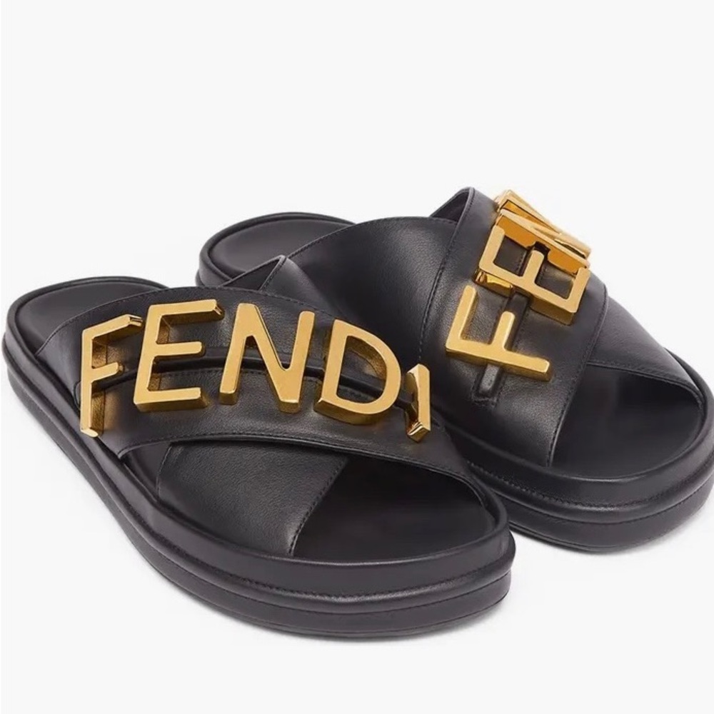 FENDI Graphy Platform Slide Sandal 42 (10/11)